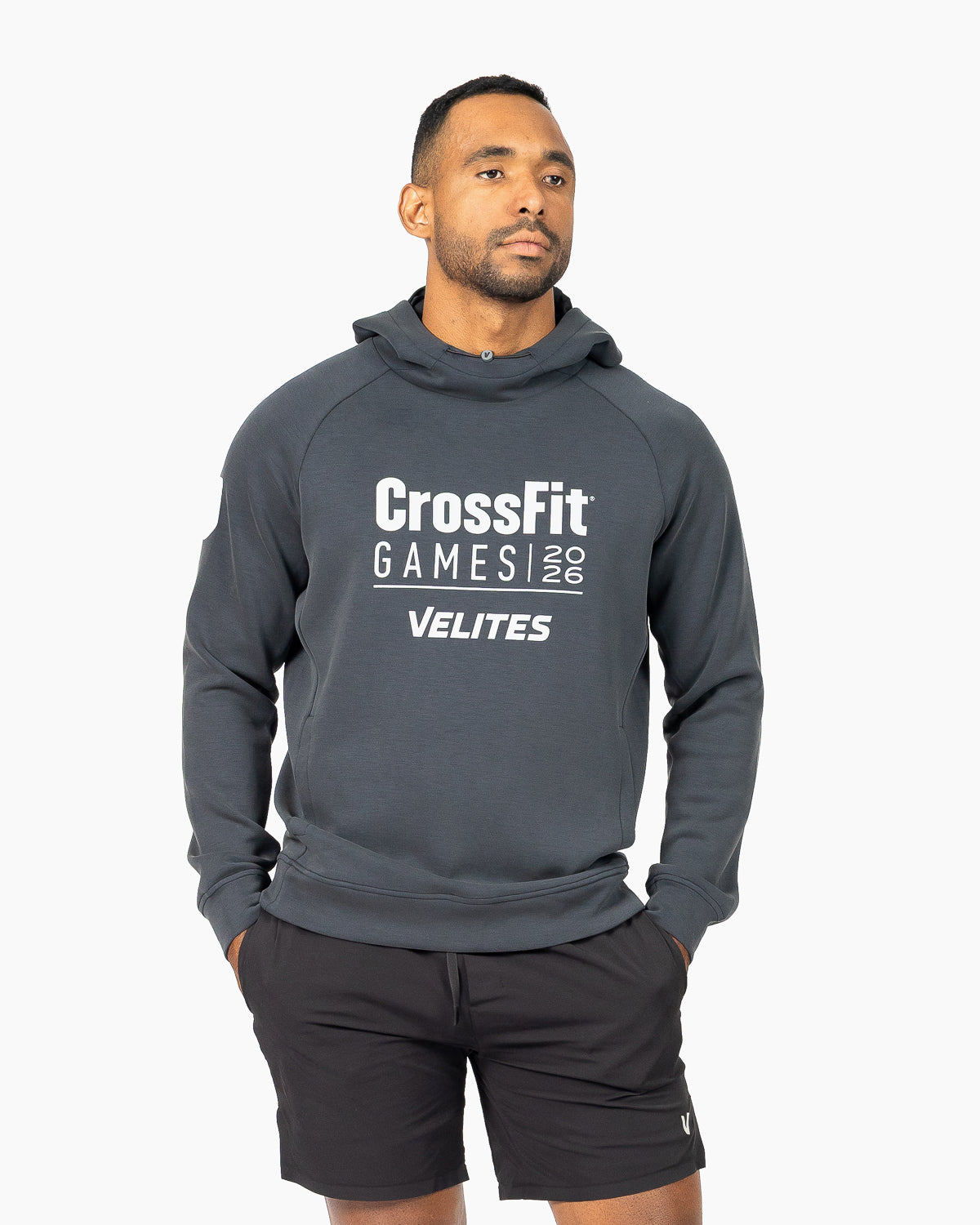 Breathable unisex hoodie for CrossFit training HOLO CrossFit Games 2026 by Velites