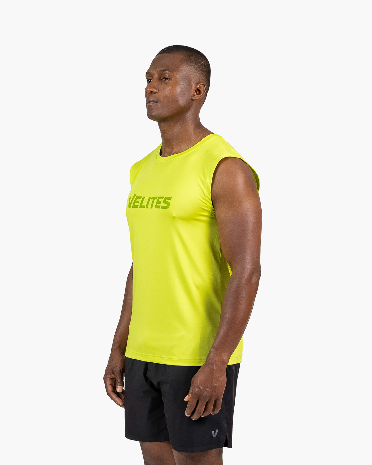Tank Holo t-shirt Velites color fern green left three-quarter view