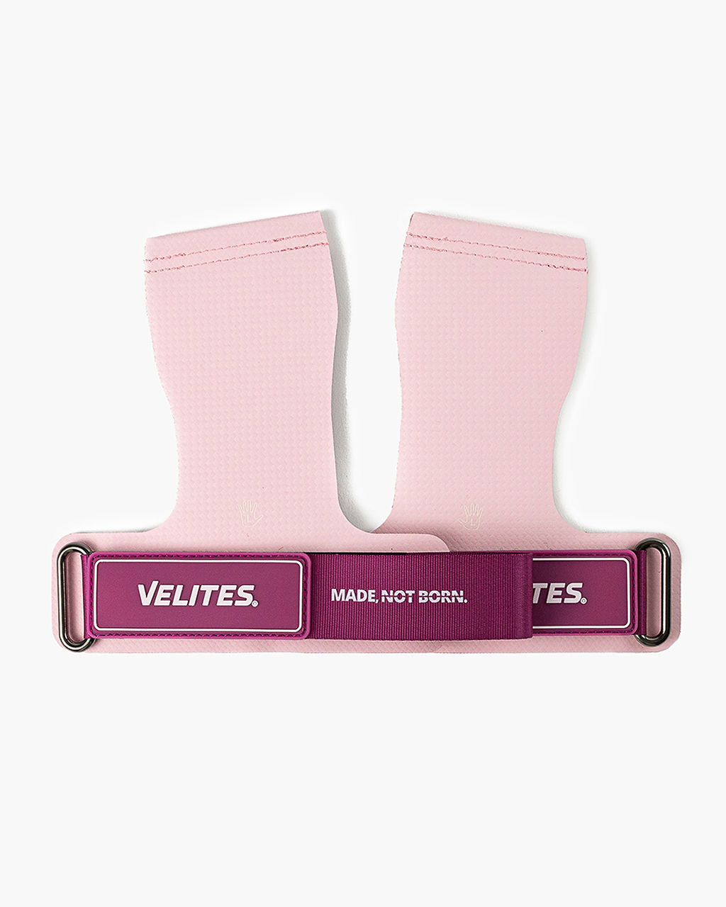 Quad Ultra no-chalk grips with closure pink