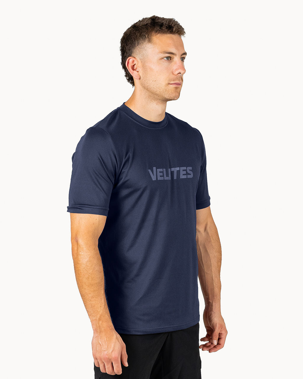 Velites Holo T-shirt three-quarter color_deep ocean