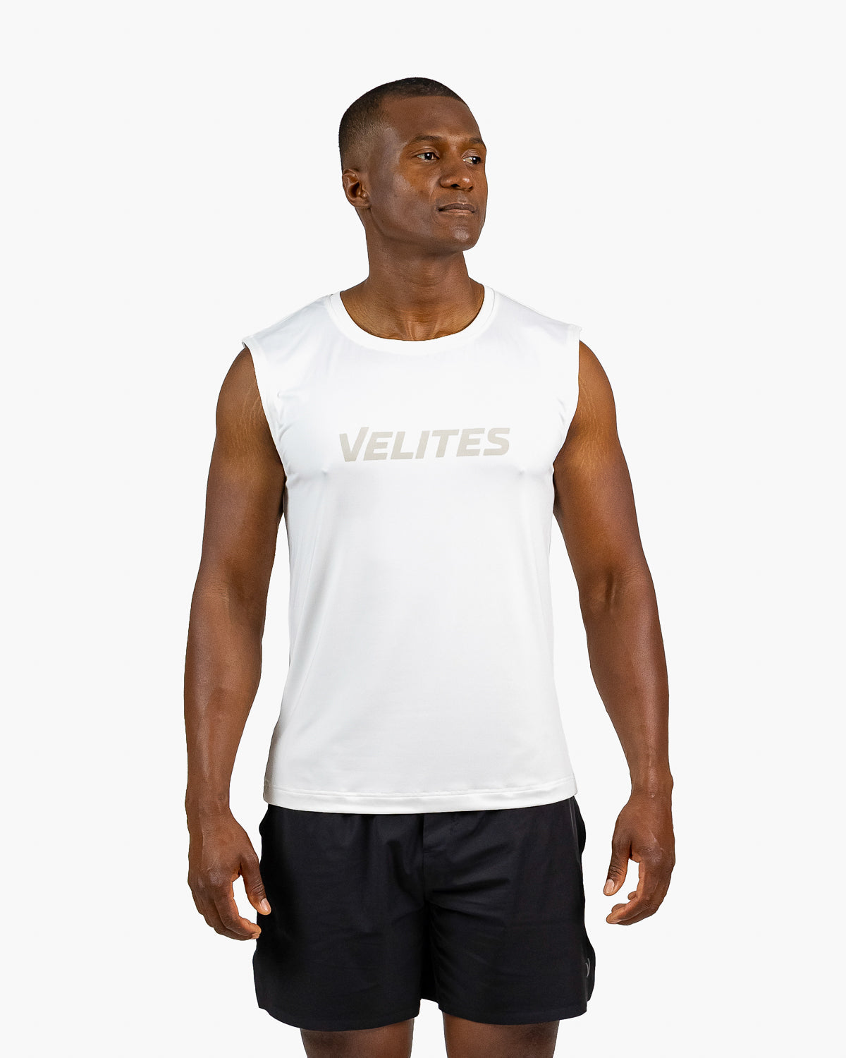 Tank Holo t-shirt Velites color white front view