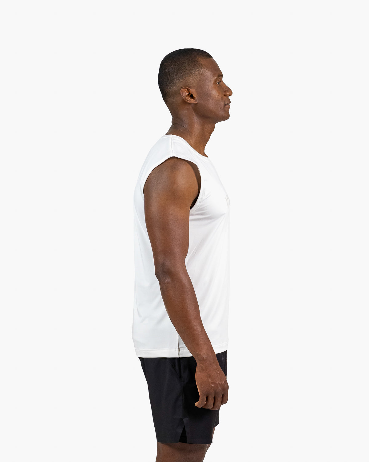 Tank Holo t-shirt Velites color white side view