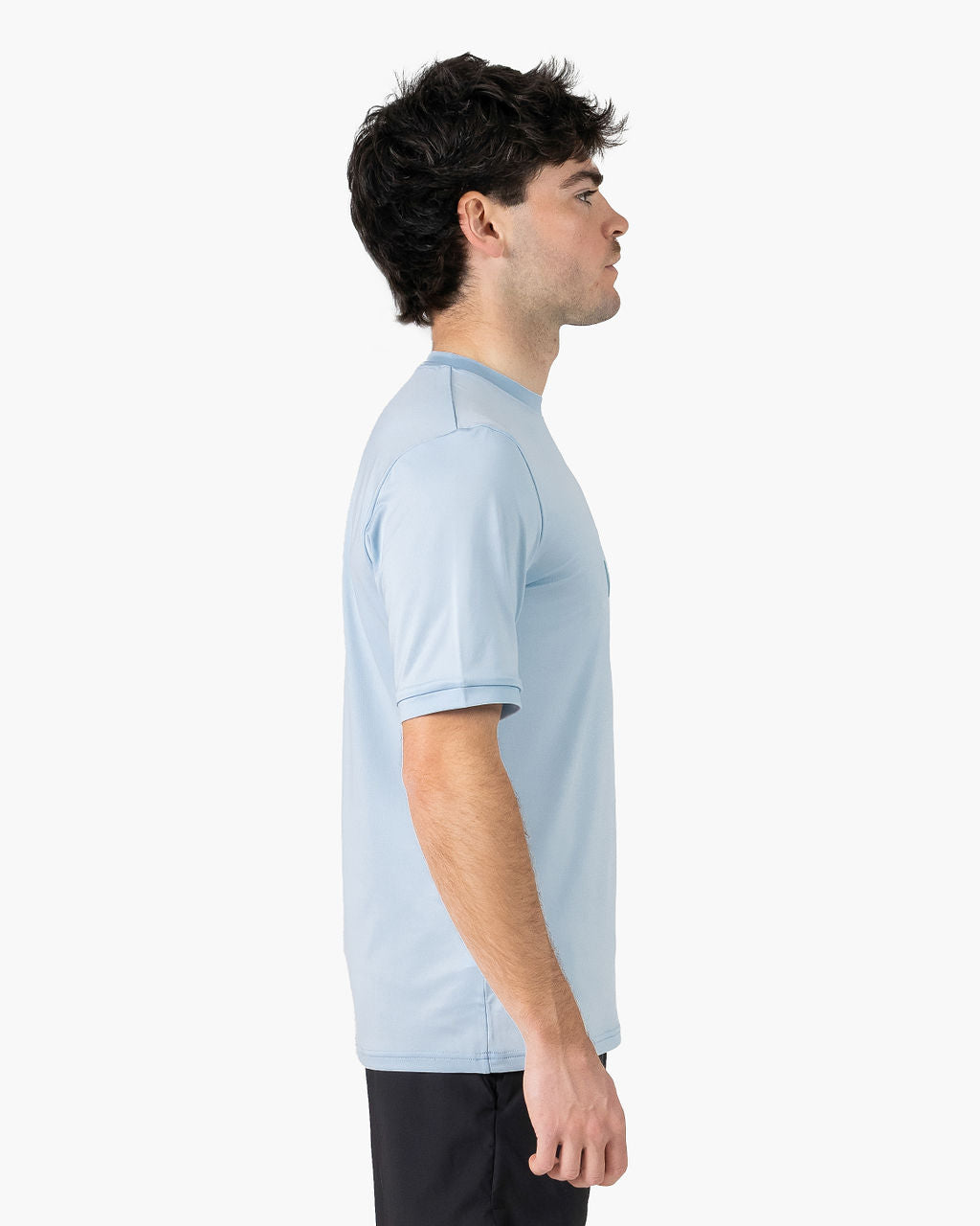 Velites Holo T-shirt side color_Caribbean Blue