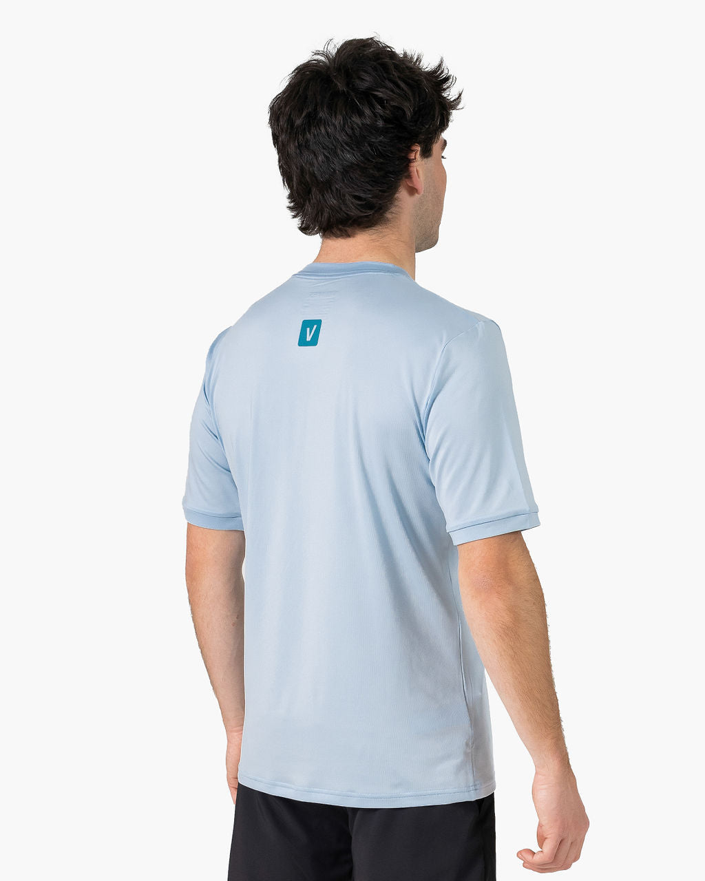 Velites Holo T-shirt back color_Caribbean Blue