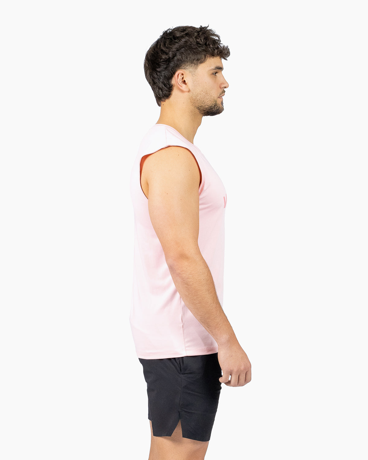 Tank Holo t-shirt Velites color Bubblegum side view