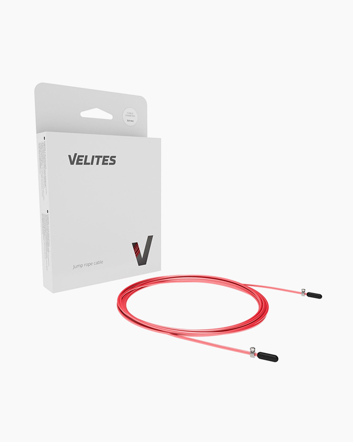 Packaging for 2.5 mm jump rope cable Velites Fire 2.0 and Earth 2.0