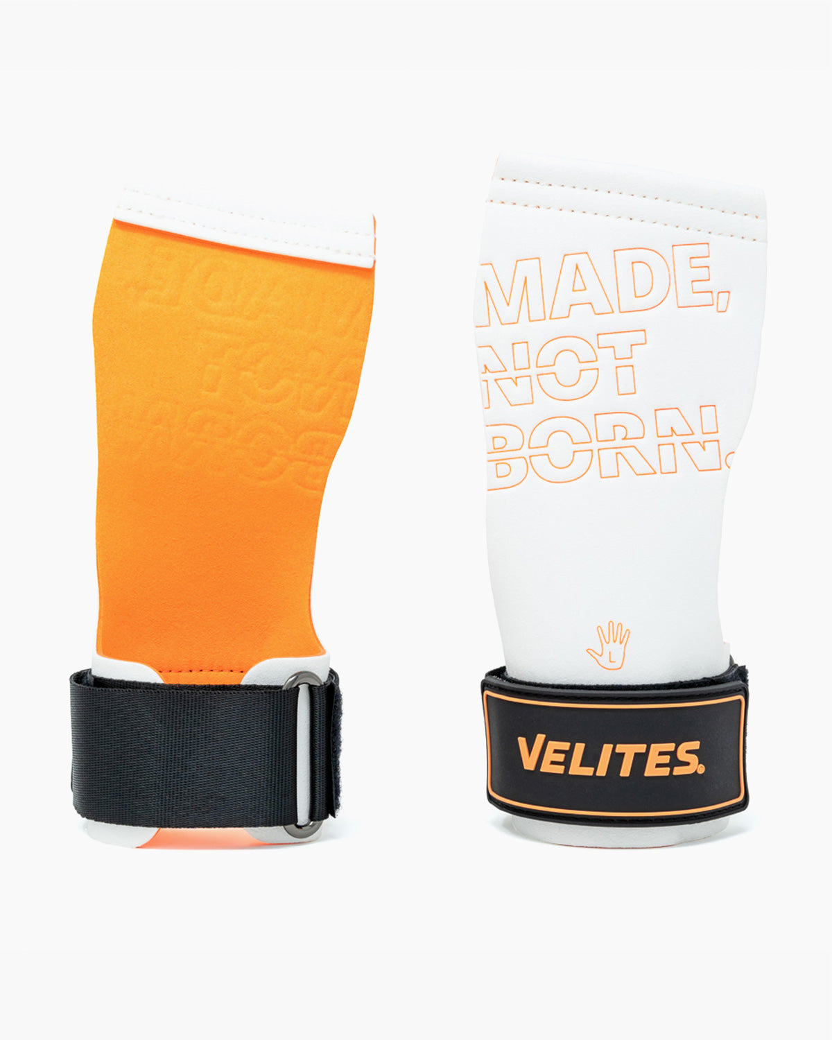 Velites Quad Pro magnesium hand grips white orange